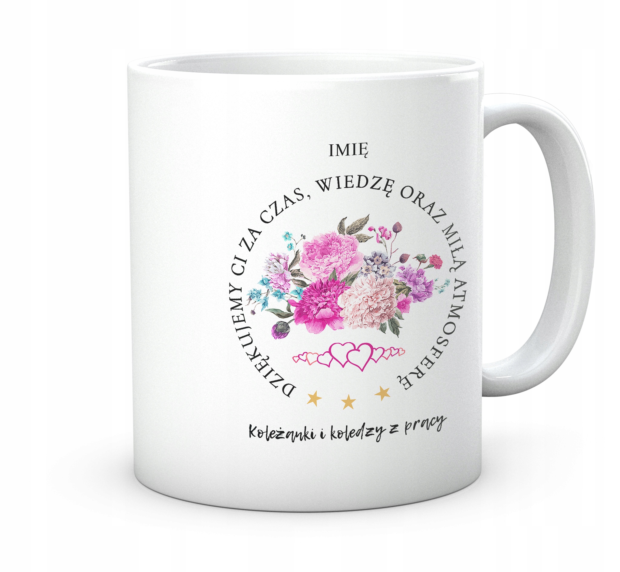 

Kubek pożegnanie koleżanki kolegi.