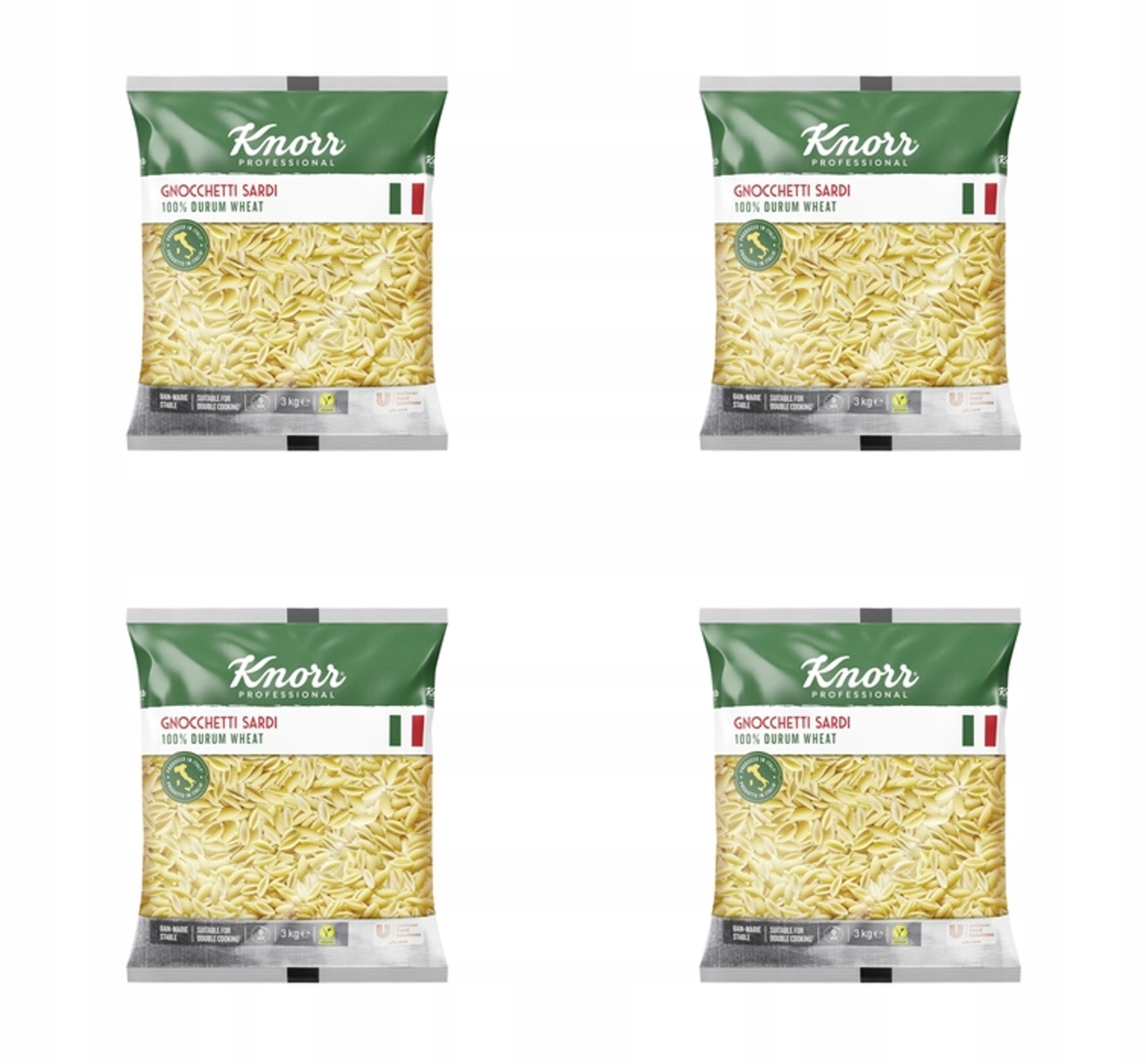 Těstoviny Gnocchetti Sardi (Mušličky) Knorr 3 kg X4