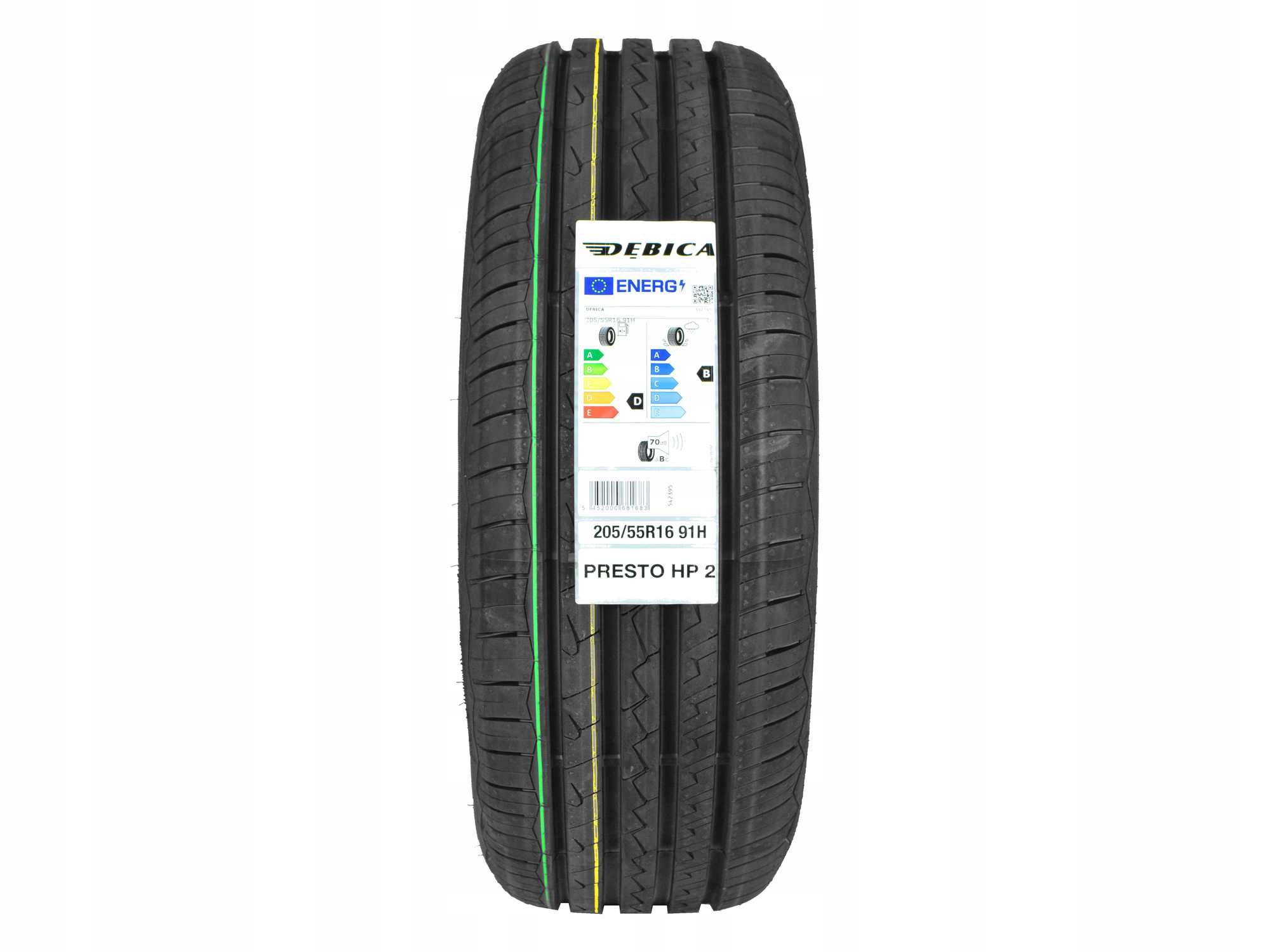 Opona letnia 205/55R16 Dębica Presto HP2 luty 2026