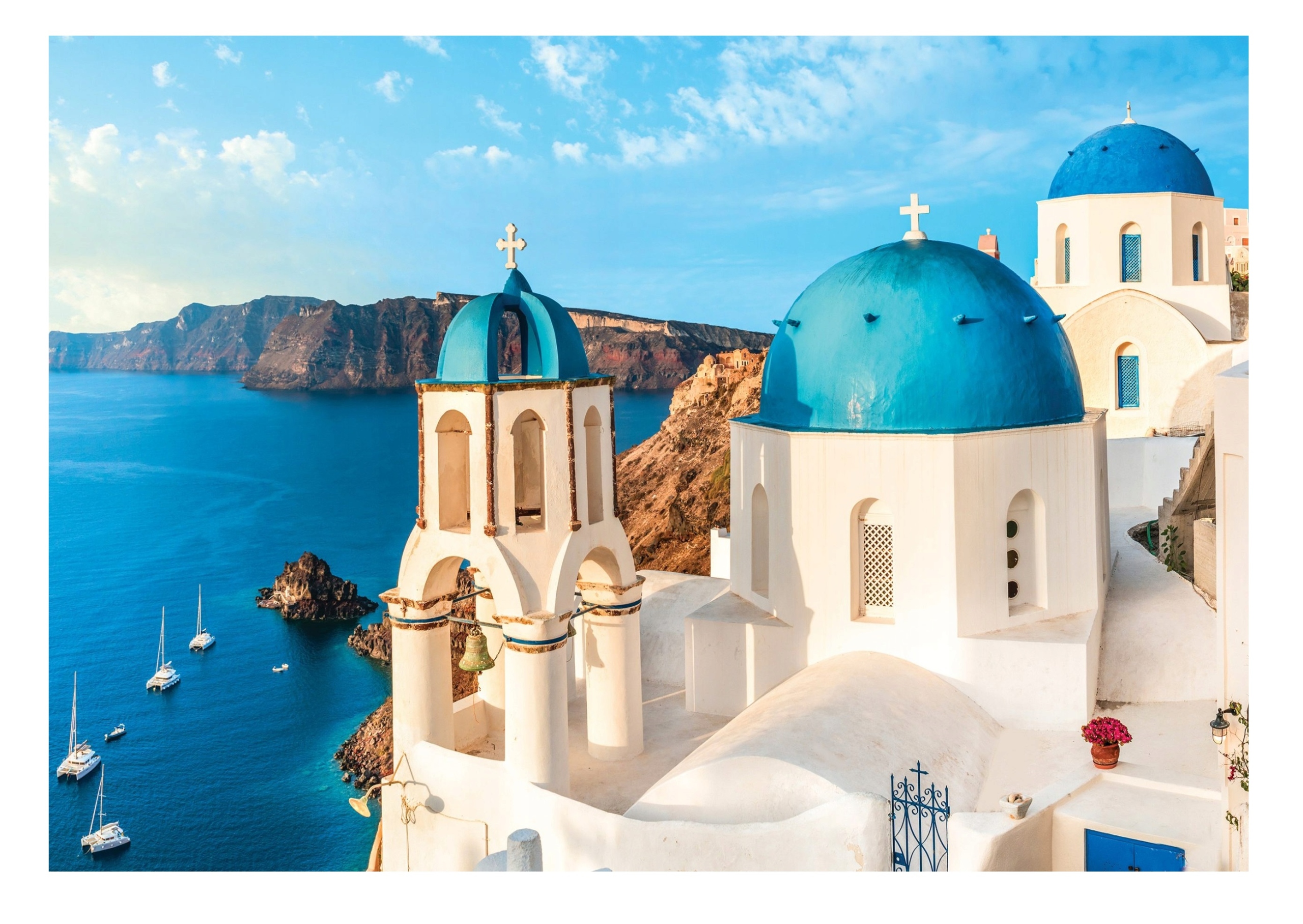 Fototapeta Řecko Santorini Moře Pohled 254x184