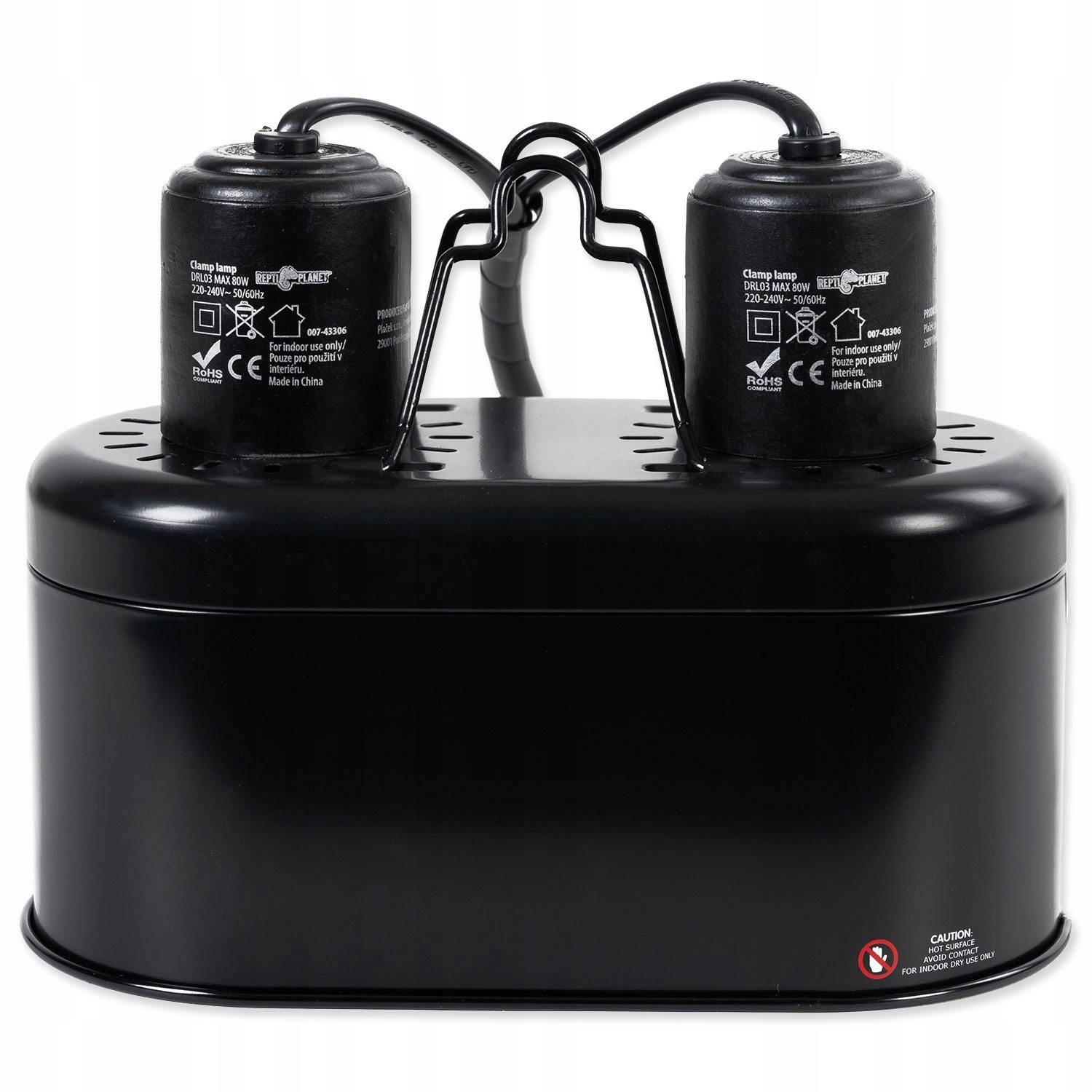 Levně Repti Planet Mini Dual Dome 2x40W Dvojitý kryt/objímka pro 2 žárovky se