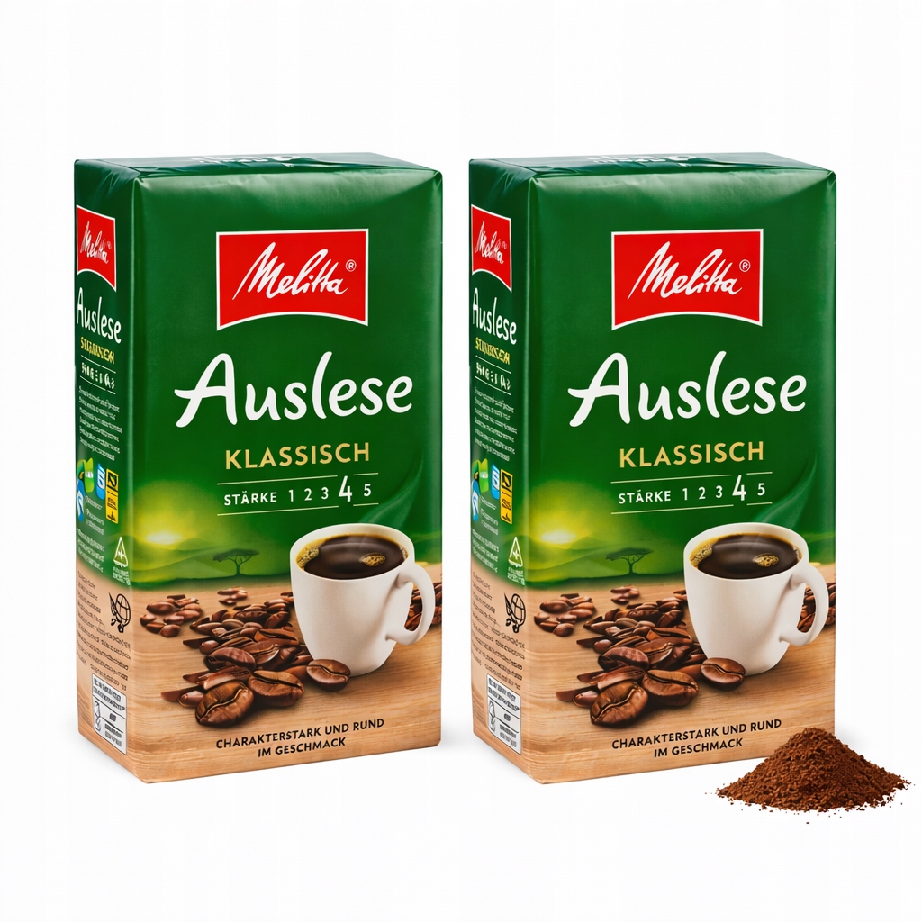 Levně Mletá káva 500 g Melitta Auslese Klassisch pro překapávání