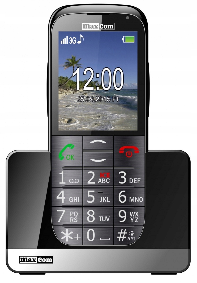 

Maxcom Comfort MM721 3G Black #1