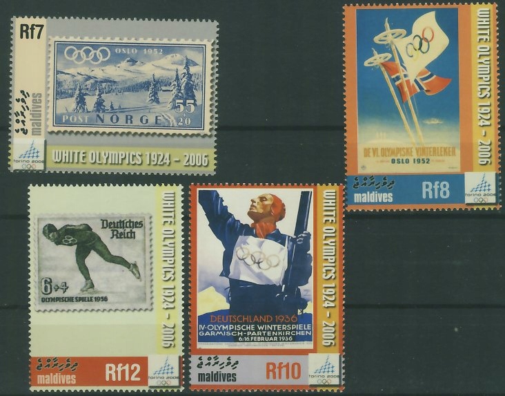 MALDIVES nr ** TORINO 2006 SPORT OLIMPIADA zimowa