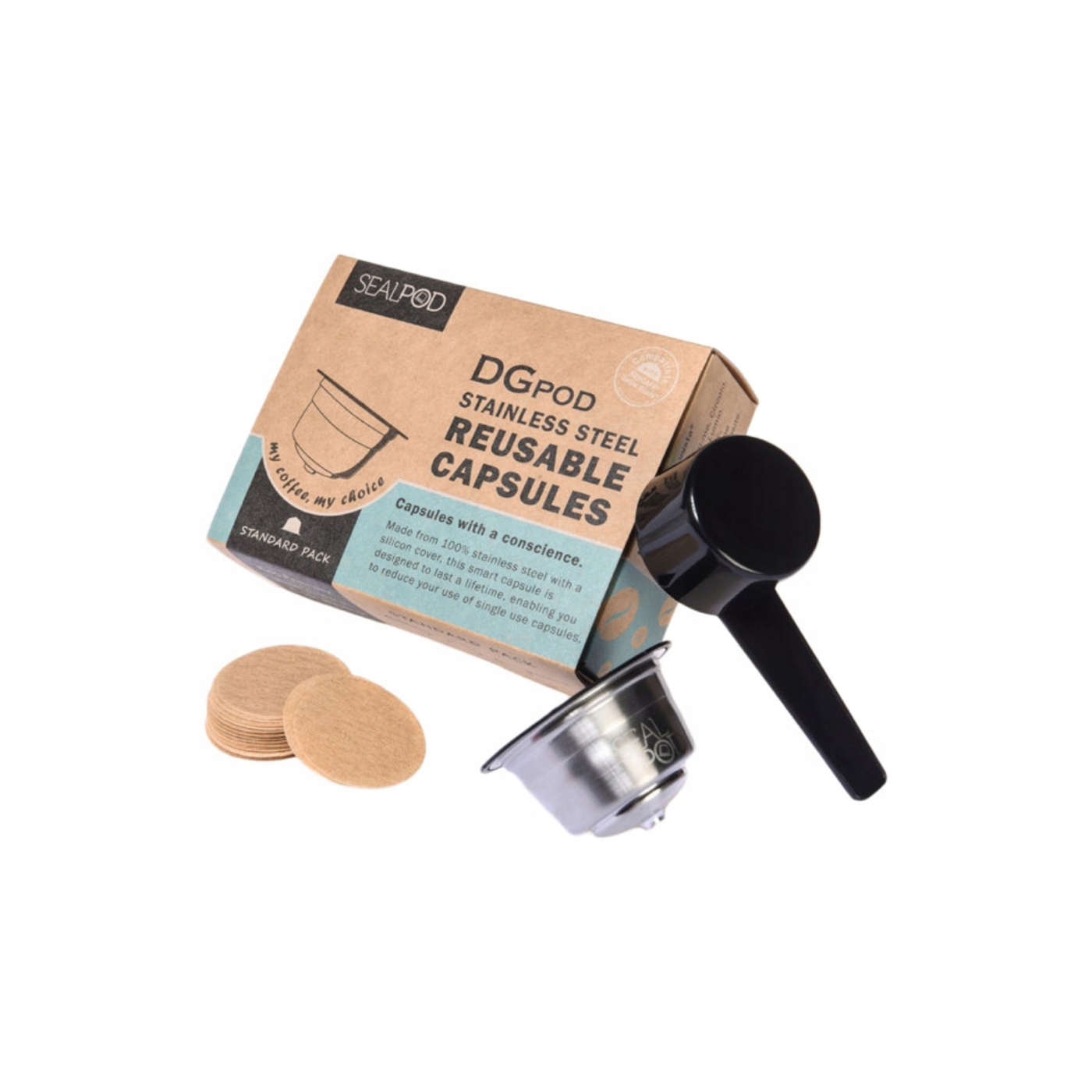 Opakovaně použitelná kapsle pro Nescafé Dolce Gusto Sealpod Standard Pack