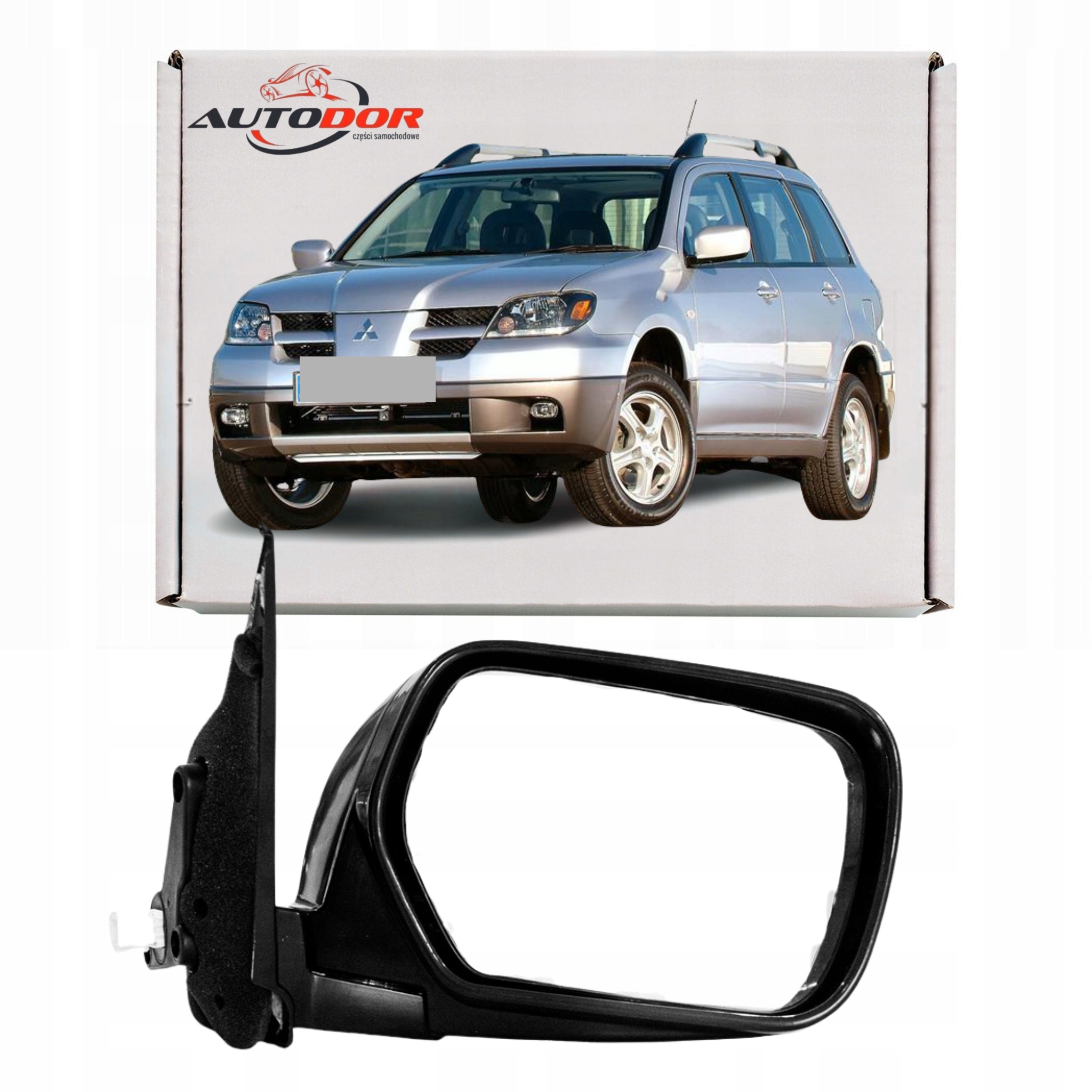 Mitsubishi Outlander '03-07 Vnější Zrcátko Elektrické Vyhřívané Pravé