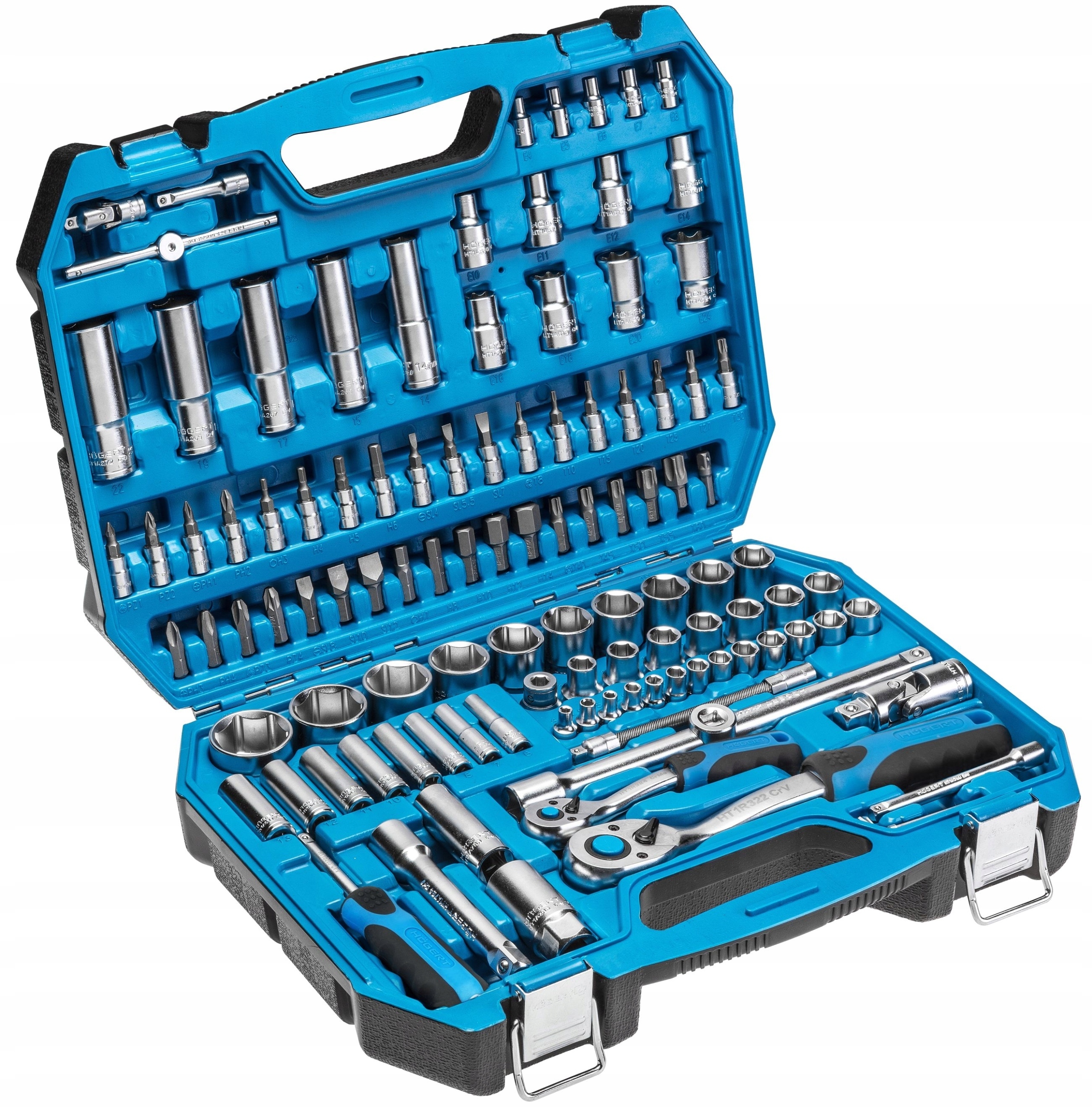 Zestaw Narzędzi Hogert Technik Klucze Nasadowe Bity Torx 112 el. HT1R432