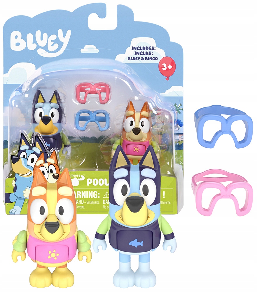 

Bluey Blue Zabawa Na Basenie Pieski Zestaw Figurek
