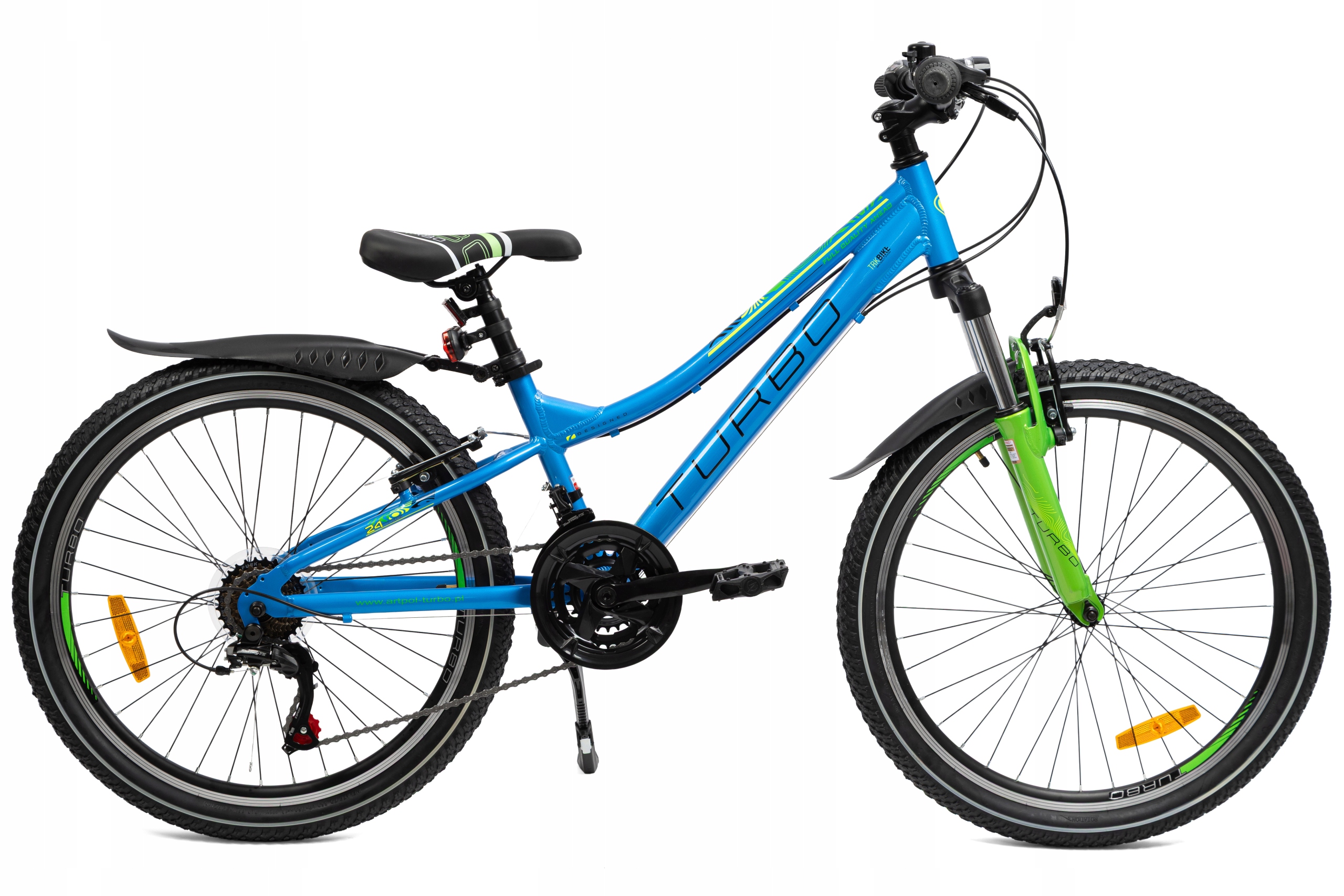 Polski Rower Górski Mtb 24" Shimano 21 Speed Aluminiowy Stopka Na