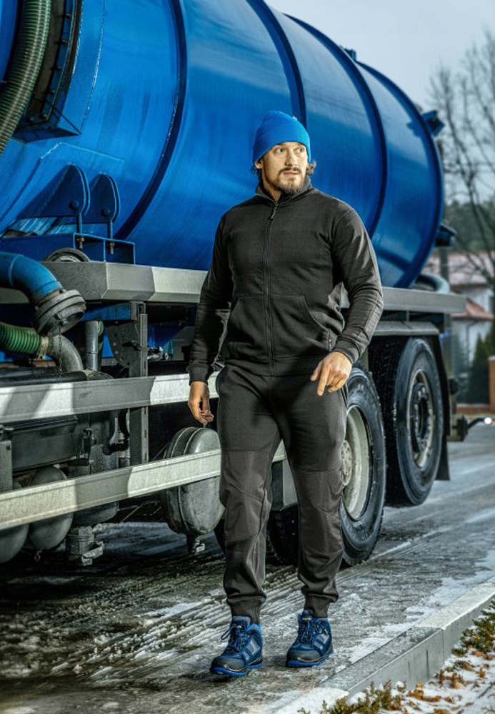 SPODNIE ROBOCZE MĘSKIE WYGODNE DRESOWE DRESY r. M Płeć mężczyźni