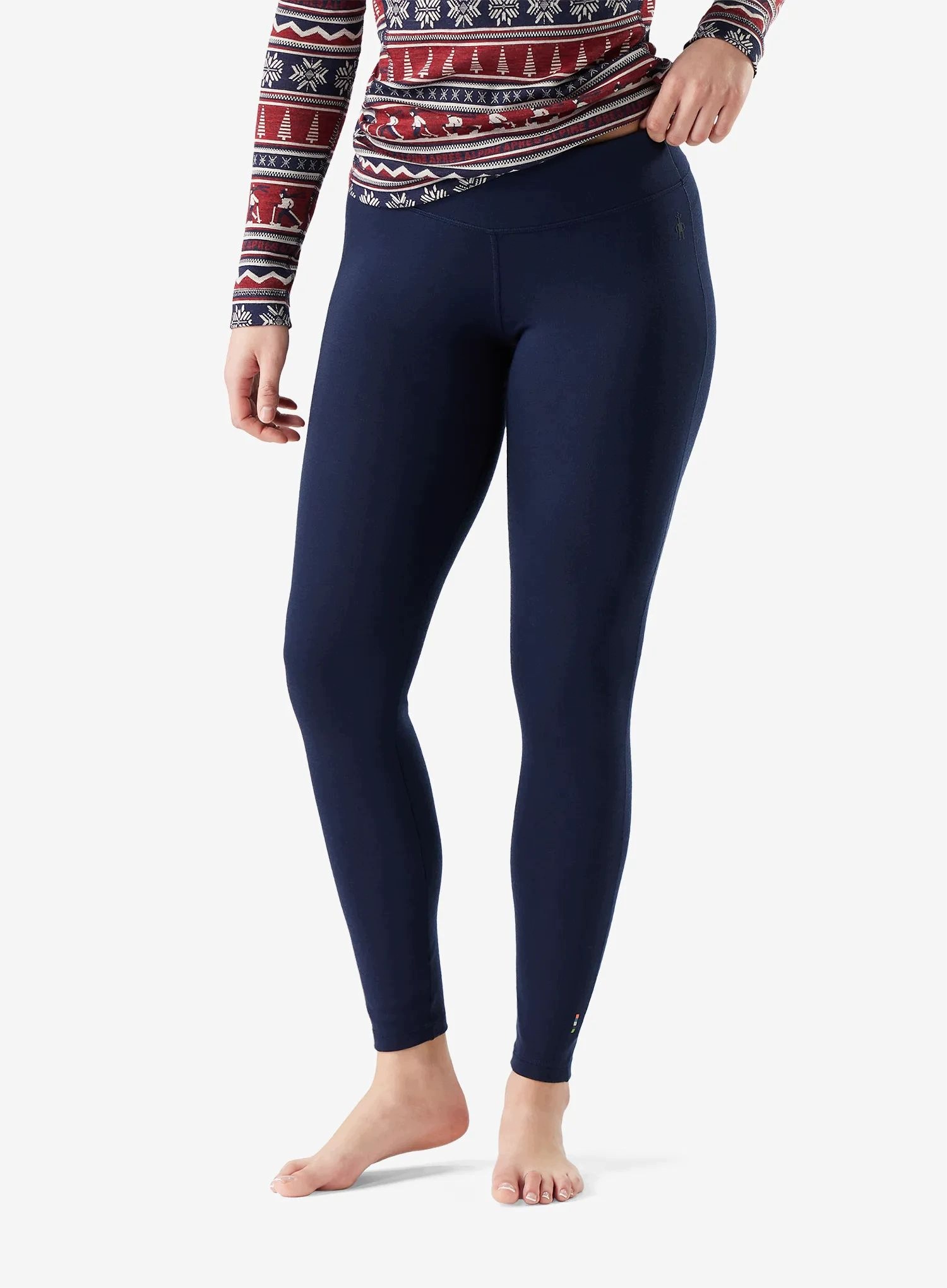 Termoaktivní legíny Smartwool Classic Thermal Merino Bl Bottom d.navy S