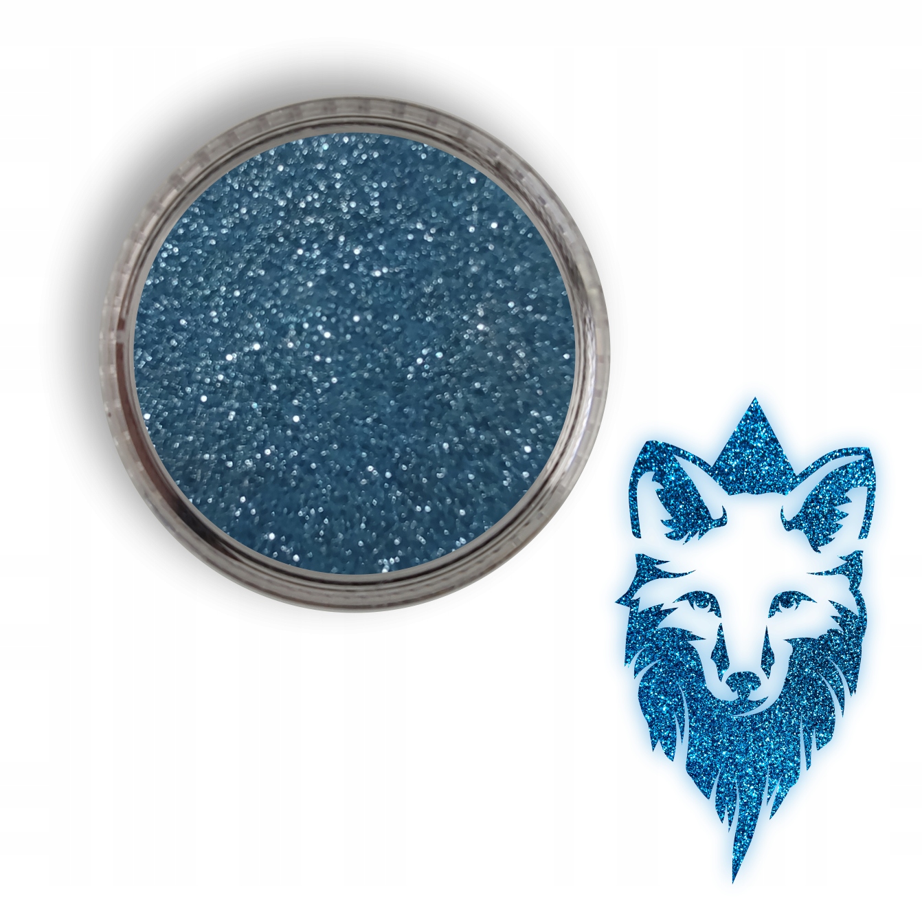 BROKAT NIEBIESKI JASNY TATUAŻE BROKATOWE 3ML