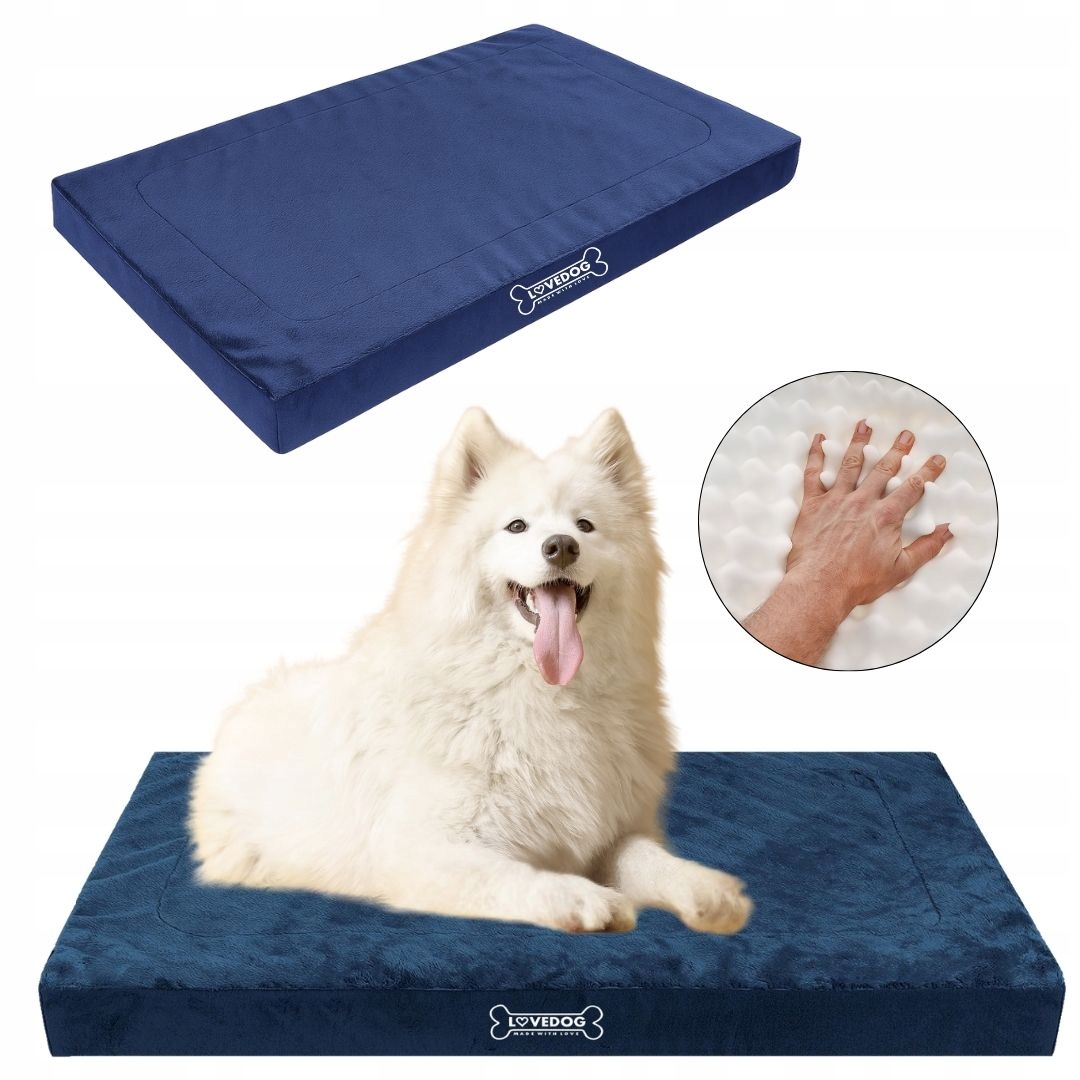 Levně Pelíšek Ortopedické Matrace pro psa XL 100x75 Velký potah na zip