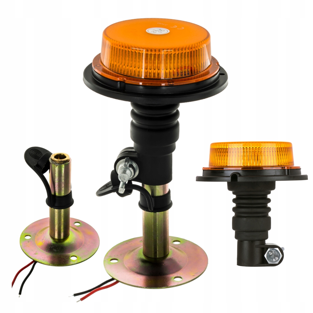 68164 - ПЕТУХ 12V 24V SMD LED ПРЕДУПРЕЖДАЮЩАЯ ЛАМПА + КРОНШТЕЙН