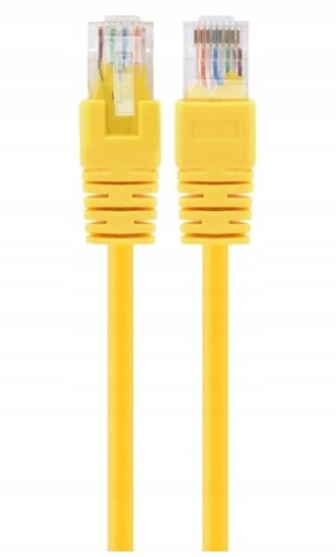 Kabel RJ45 CAT UTP 26AWG Ethernet 1,5m żółty