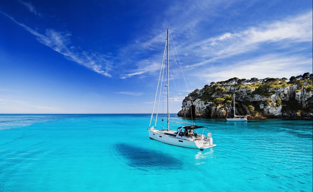 

Fototapeta Flizelinowa Żaglówka Menorca 416x254