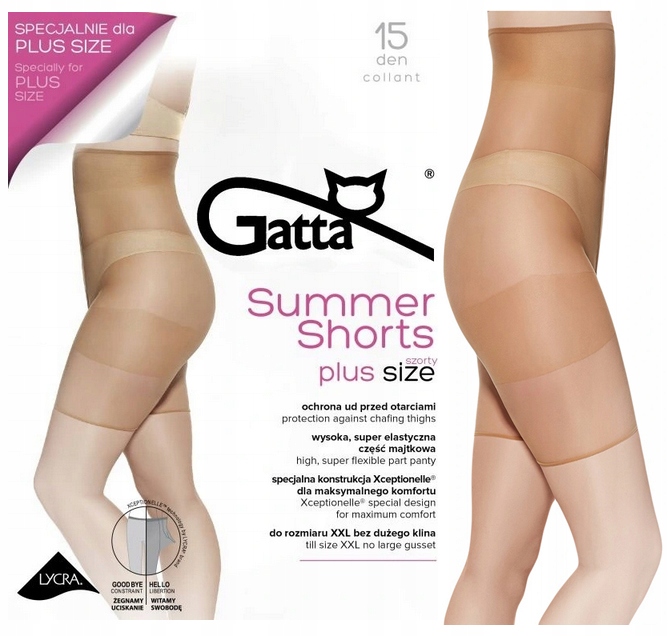 

Gatta Summer Shorts Przeciw Otarciom Ud Daino 3/4