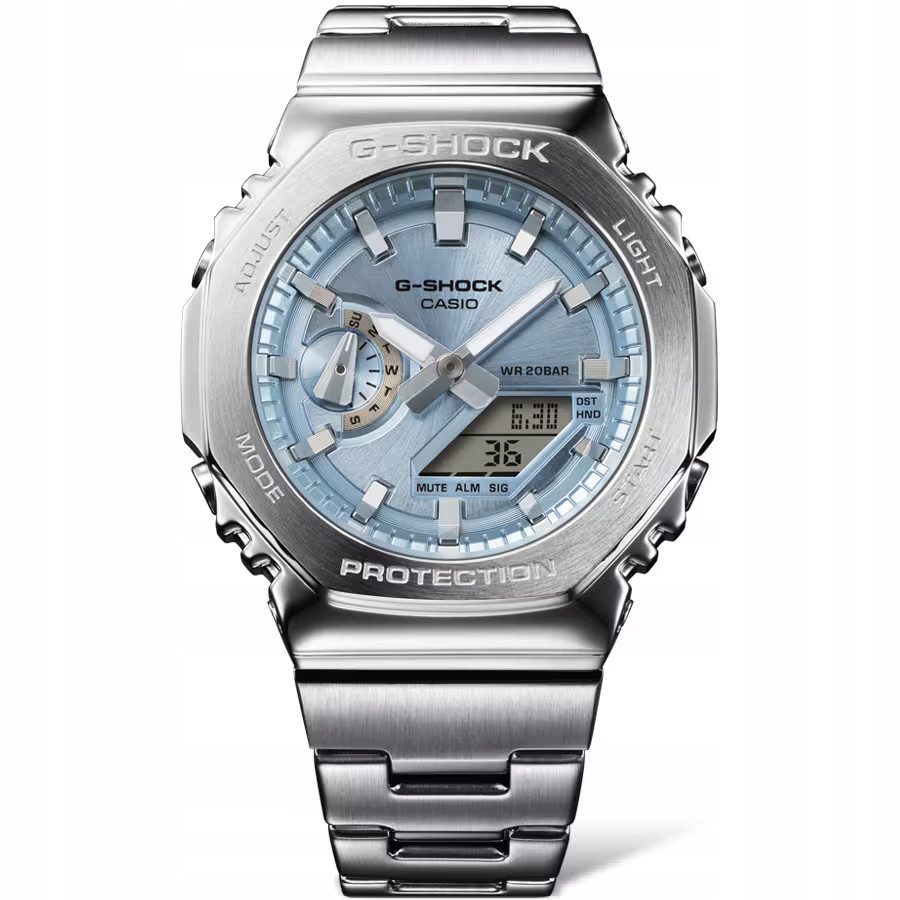 Ocelové pánské hodinky Casio G-shock GM-2110D Gwar.3+3L Zibi Gravírování