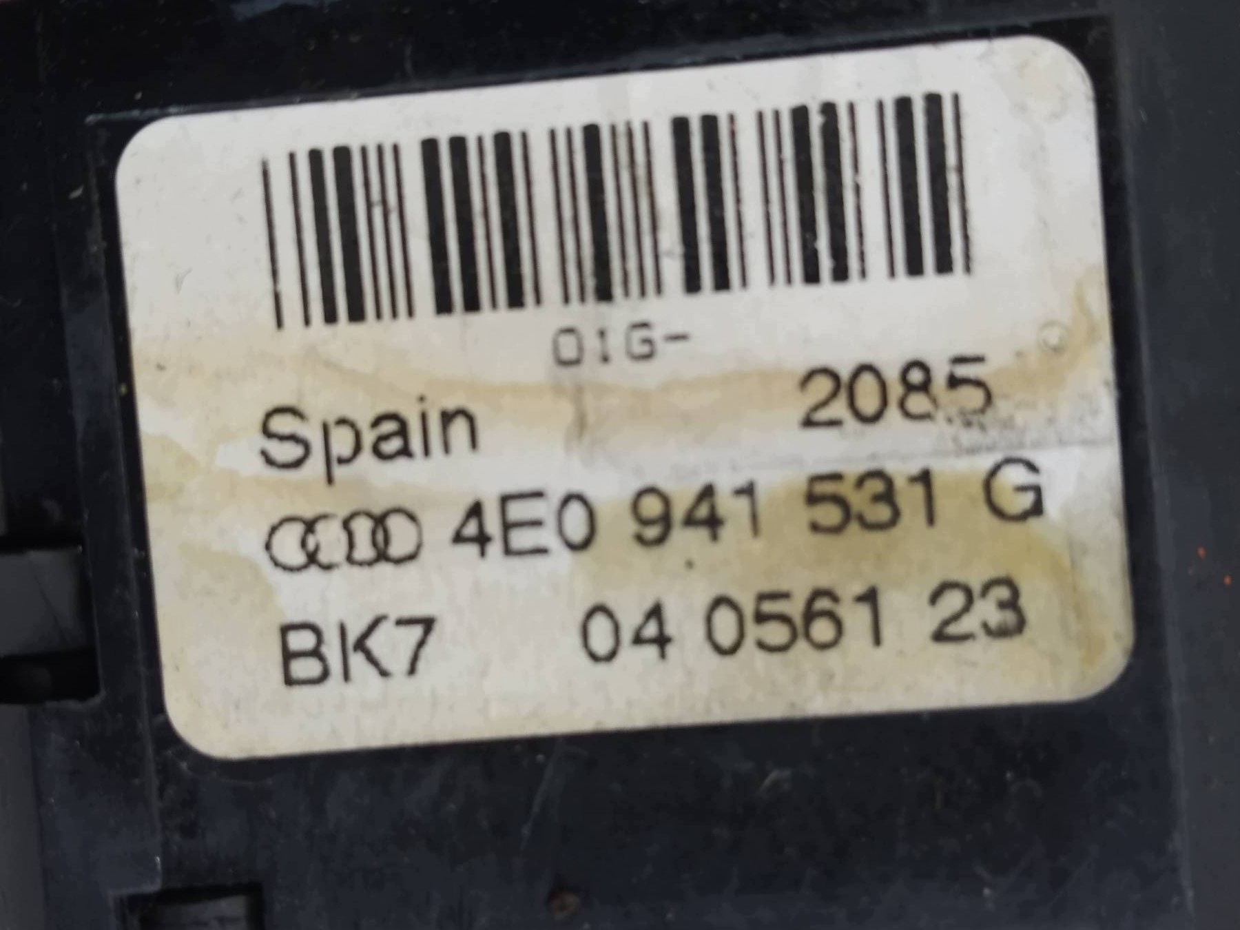 lichtschalter 4E0941531G Audi A8 II (2002-2010) D3