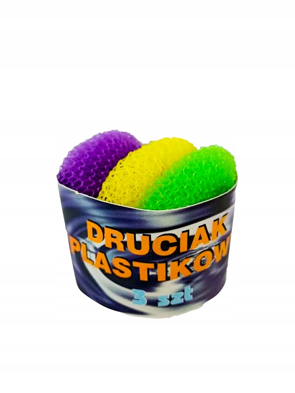 

Druciak Plastikowy Zmywaki Kuchenne 3 Szt MIX Kol