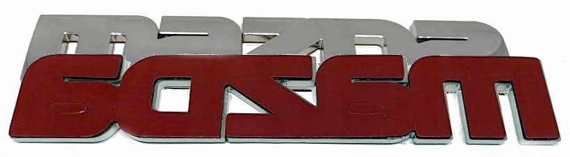 

Mazda napis emblemat znaczek na tył chrom E631