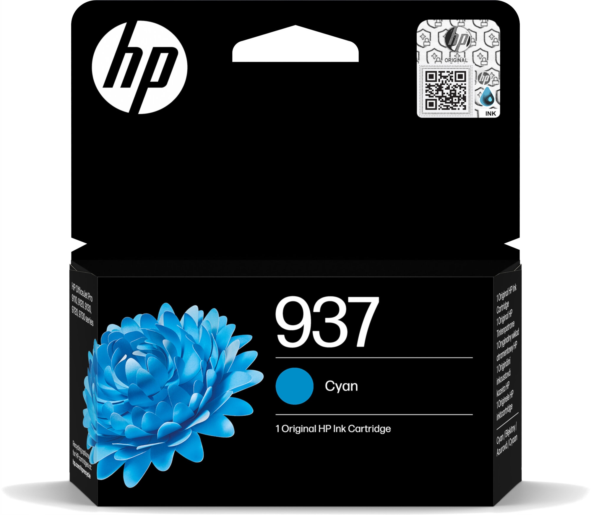 Tusz Hp 937 Błękitny 4S6W2NE