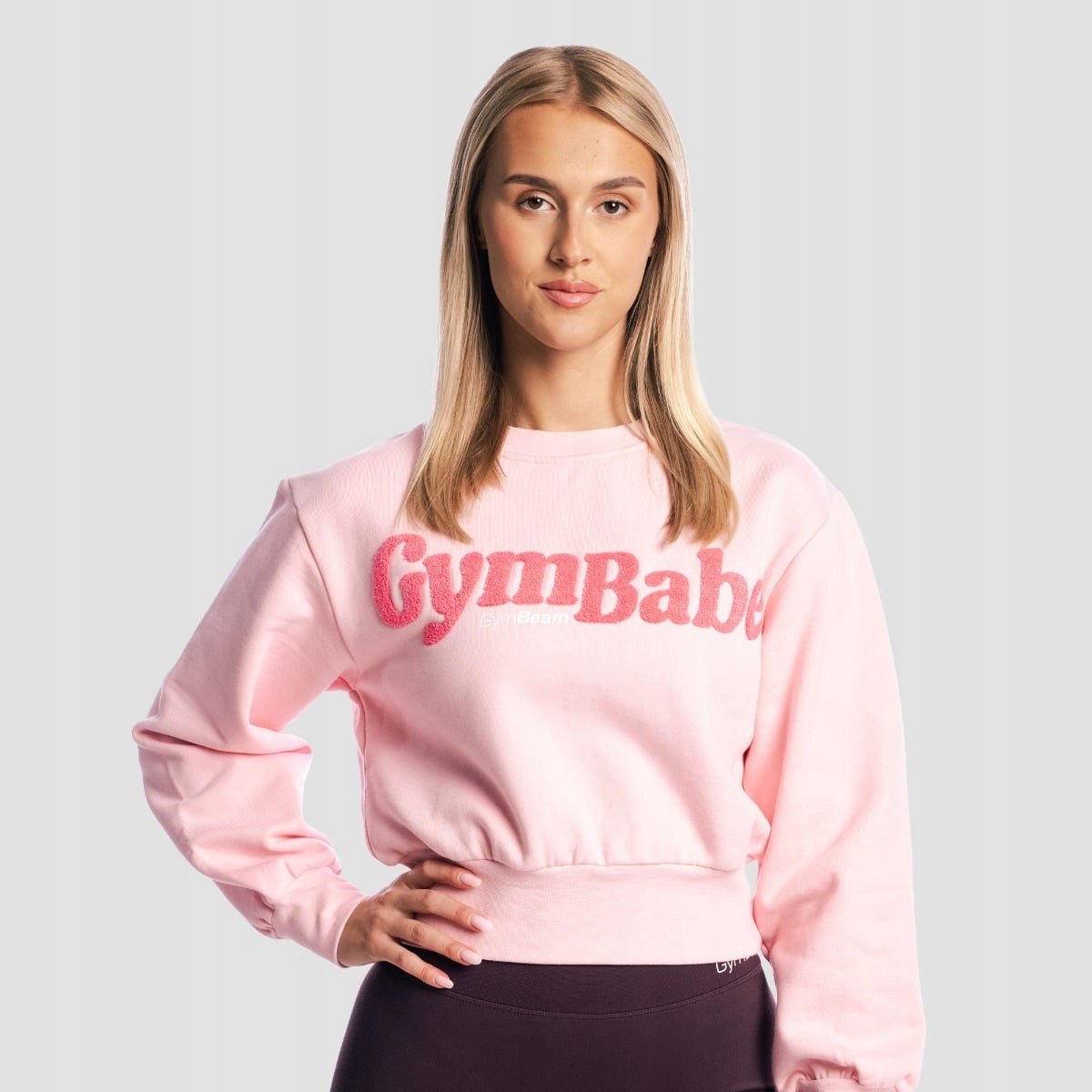 GymBeam Damska bluza GymBabe Cherrybloom L