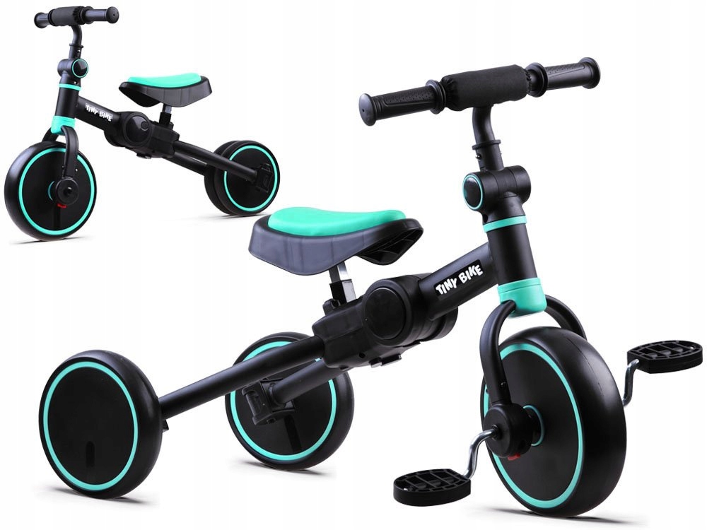 Rowerek trójkołowy 3w1 biegowy i jeździk Tiny Bike SP0663