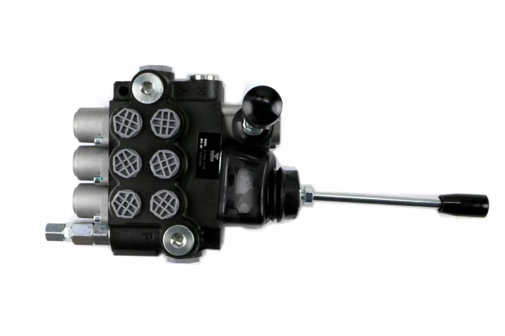 Rozdzielacz hydrauliczny 3-sekcyjny 40L (2 sekcje x 1 dźwignia + 1 sekcja x Producent części Voima