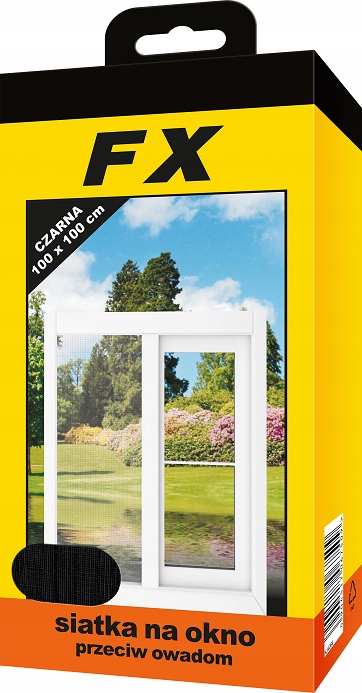 

Bros Siatka Okno 100X100 Czarna