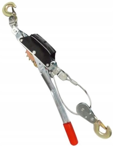 WYCIĄGARKA RĘCZNA WCIĄGARKA LINOWA 4000KG 4T HAKI