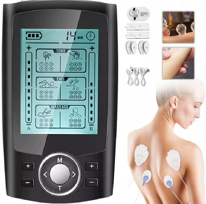 Elektrostymulator Mięśni I Nerwów Tens Ems Masażer 60 Programów