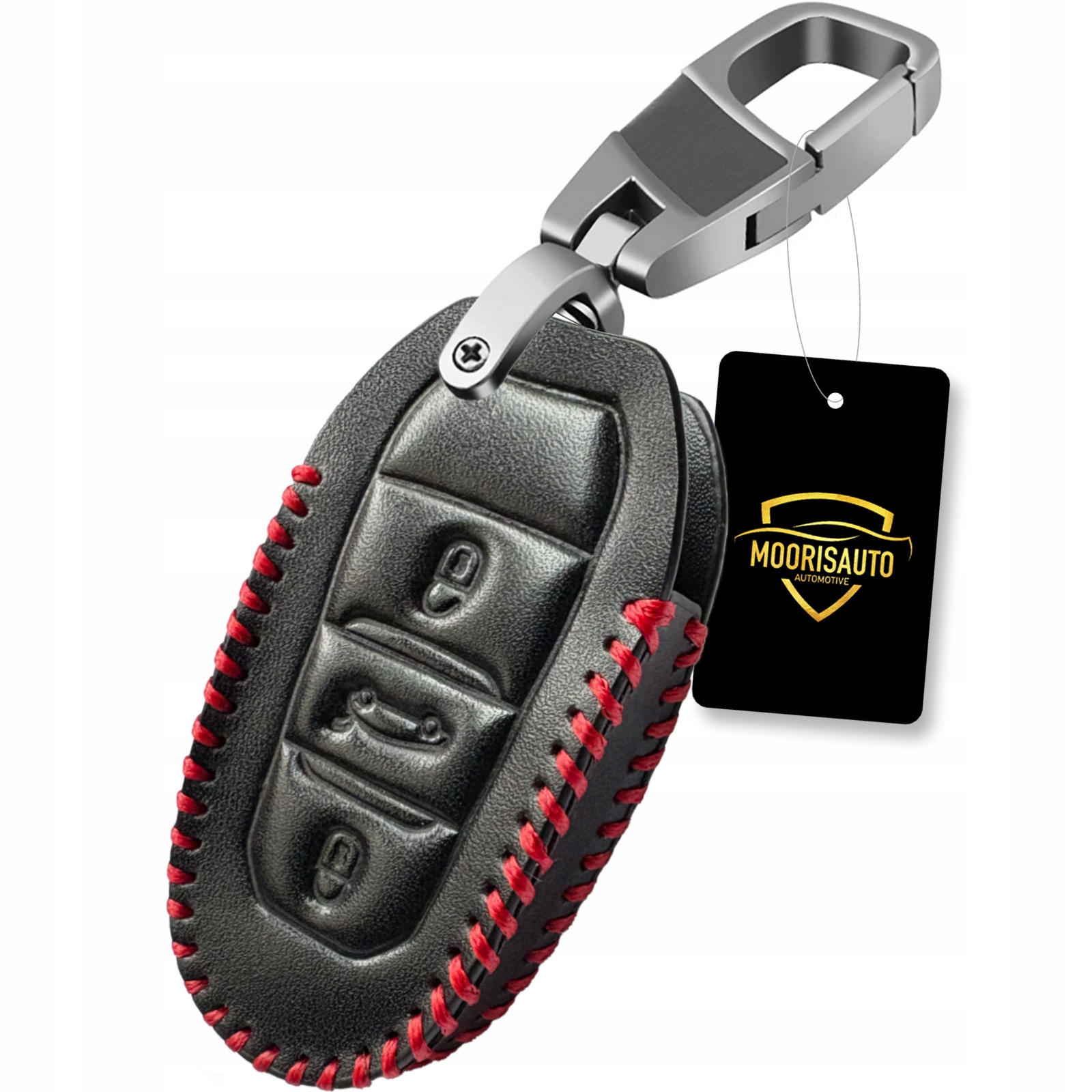 Skórzane etui pokrowiec na kluczyk Peugeot 2008 3008 4008 5008 208 307 308