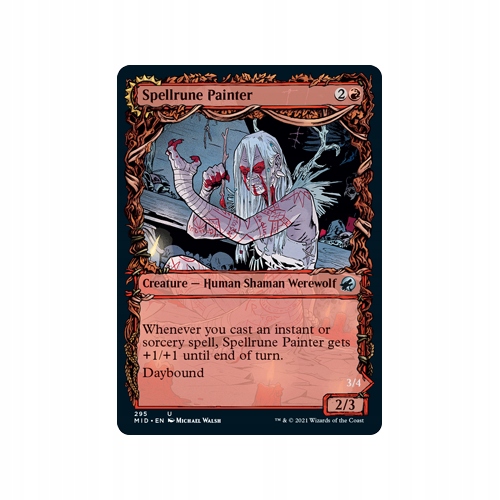 Mtg 2x Spellrune Painter *Showcase* (Uncommon)