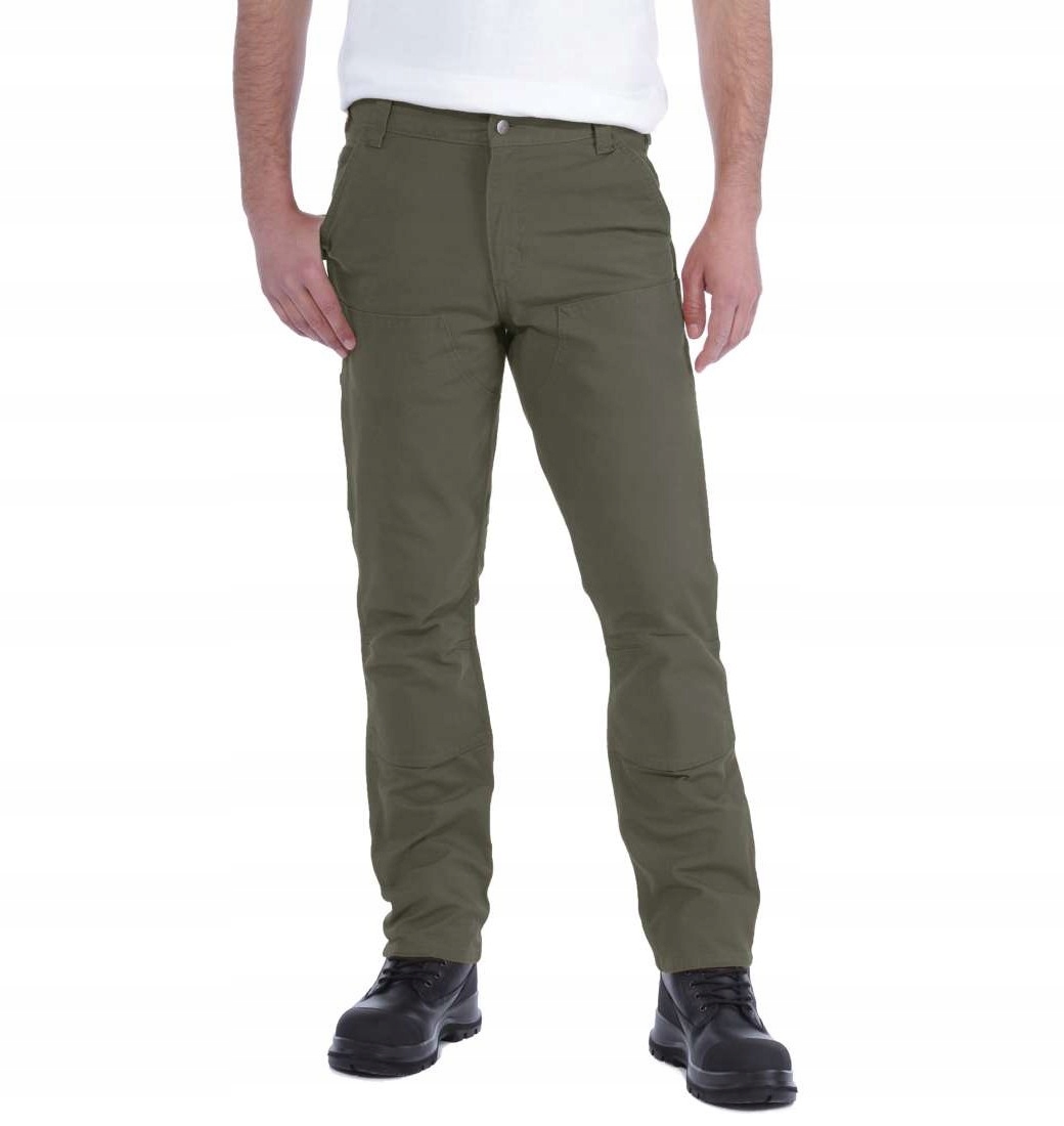 Kalhoty Carhartt Stretch Duck Double Front Tarmac