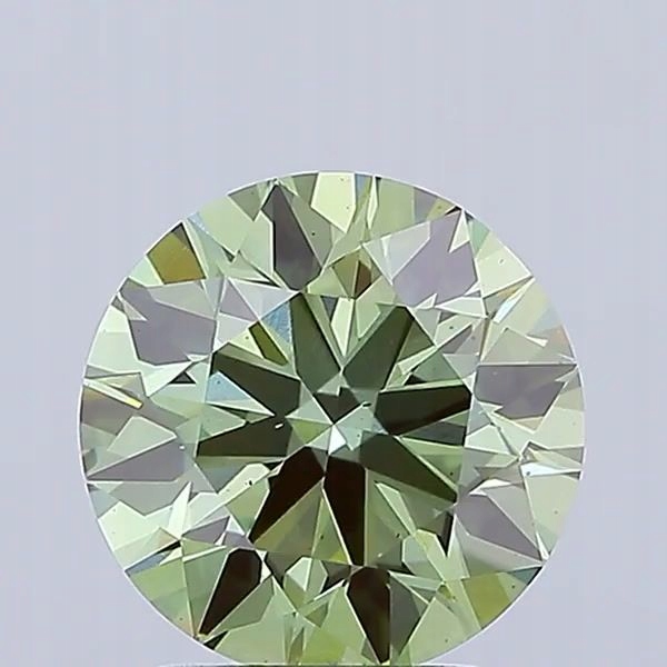 Diament laboratoryjny kolorowy 3.0ct ROUND Fancy Intense Green VS1 (IGI)