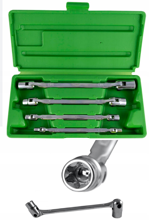 Kľúče Torx E Vnútorné Kĺbové Lomené E6-E24 Jbm D.50622