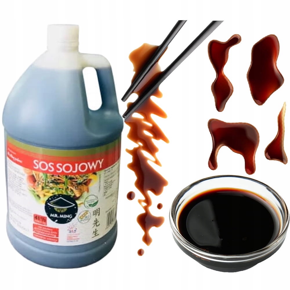 Levně Čínská Sójová Omáčka Jasná Gastronomická Velká Light Soy Sauce 3,78L Mr. Ming