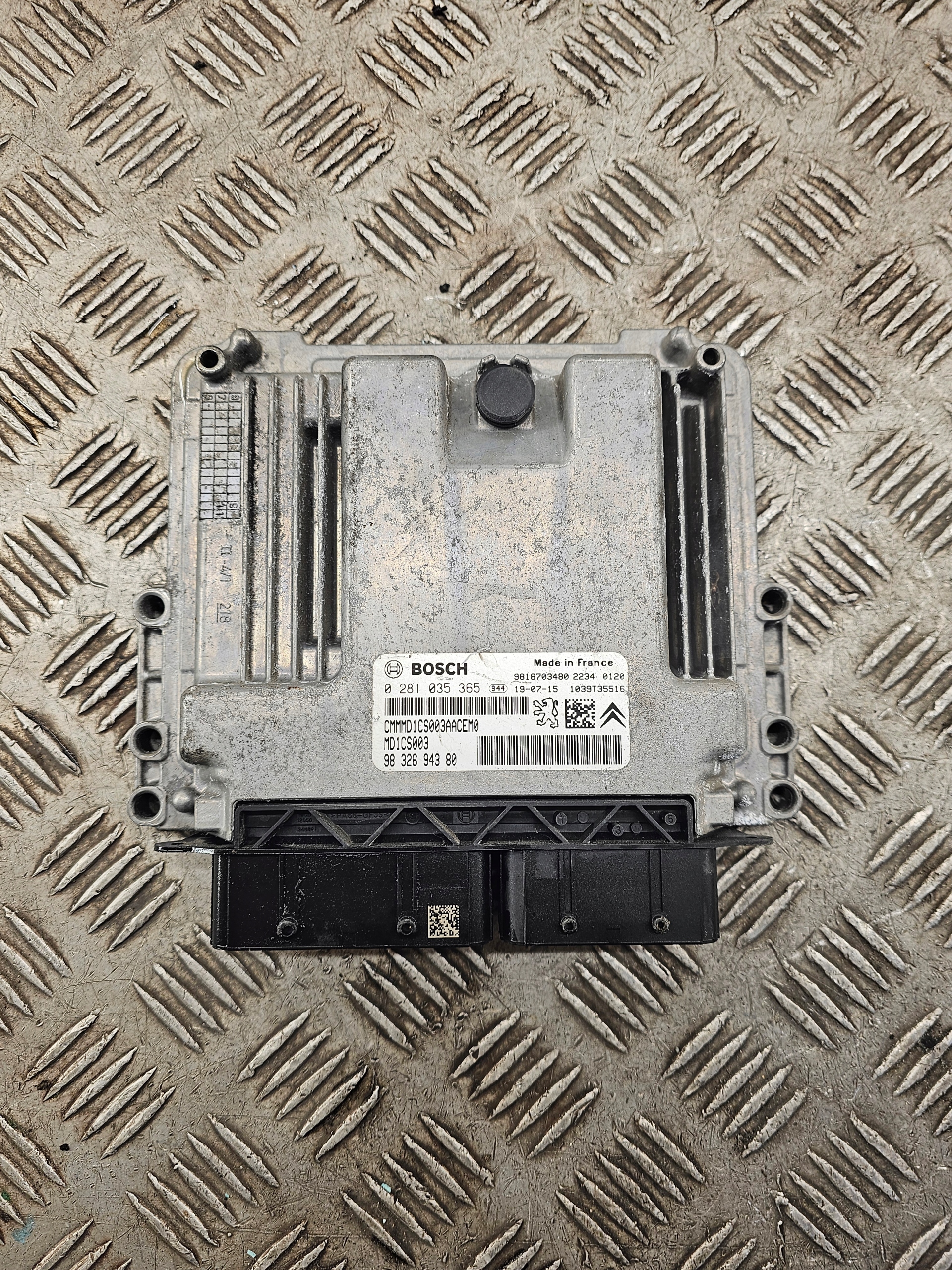 Computer DES MOTORS Peugeot OE 9832694380
