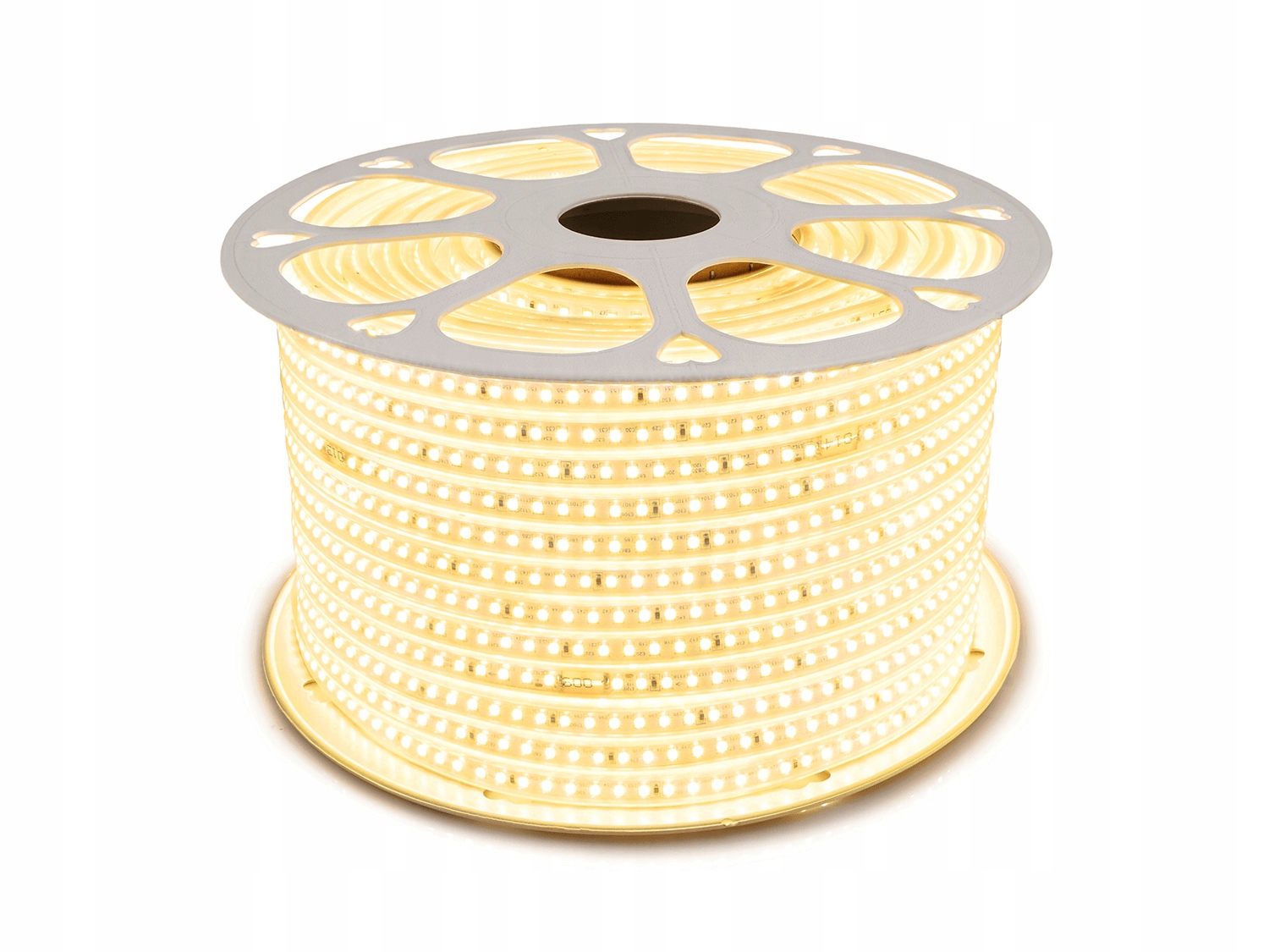 TAŚMA LED 230V 2835/120 1M IP68 8W BIAŁY CIEPŁY (5903178728903) • Cena ...