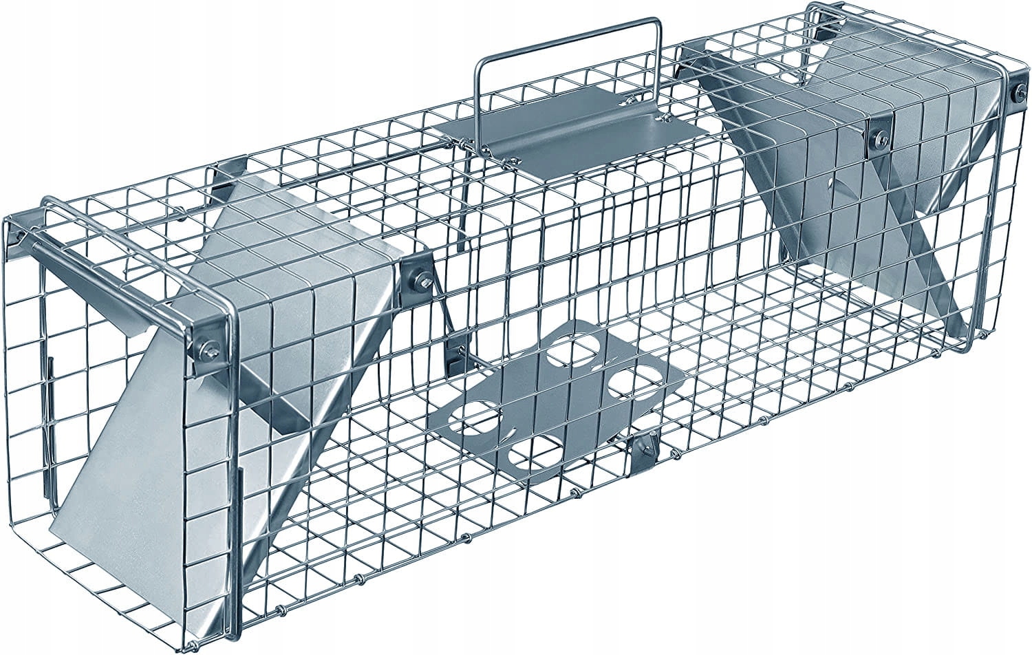 Pułapka, Żywołapka Dwuwejściowa (dwustronna) Na Kuny, Norki 102x20x27 CM