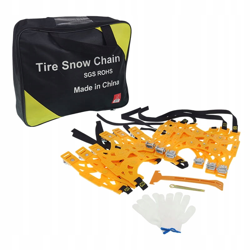 Pásky sněhové řetězy protiskluzové na kola 6 ks