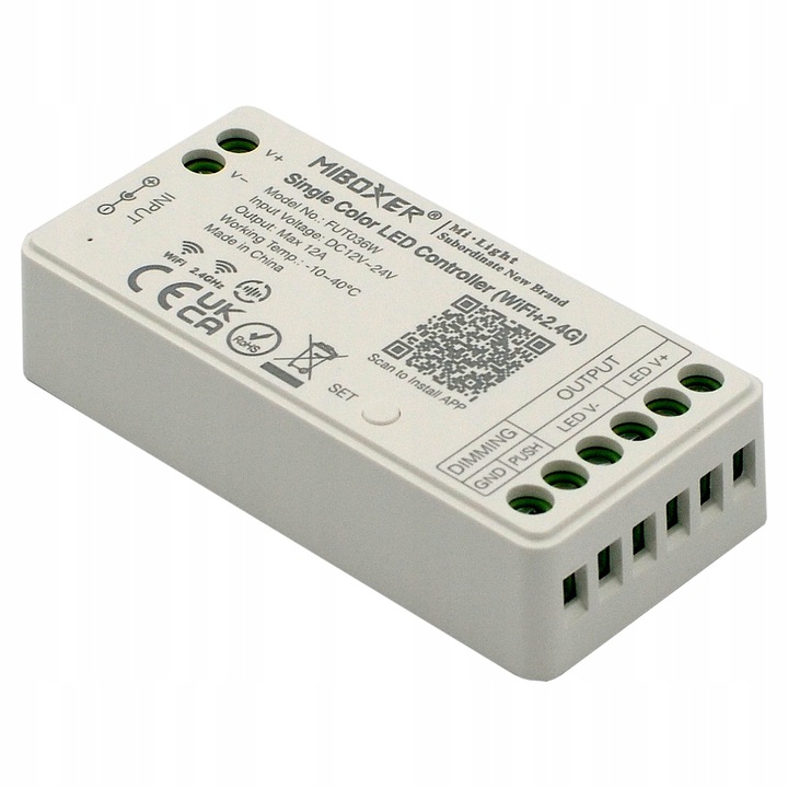 STEROWNIK FUT036W MILIGHT TAŚMA LED MONO STREFOWY