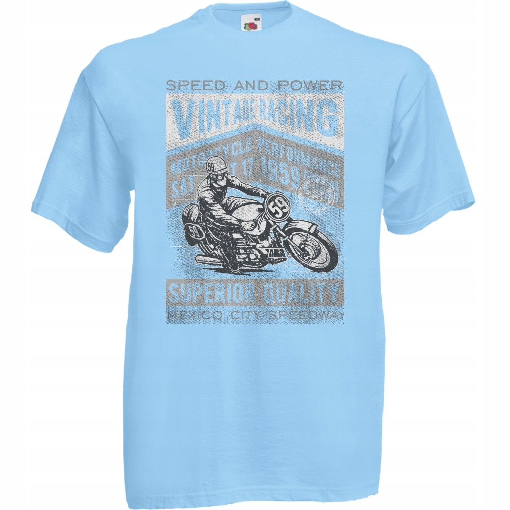 

Koszulka motocykl motocyklista vintage racing S