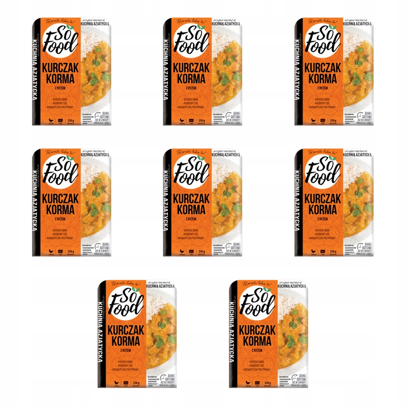 So Food Kuřecí korma s rýží 330 g X8
