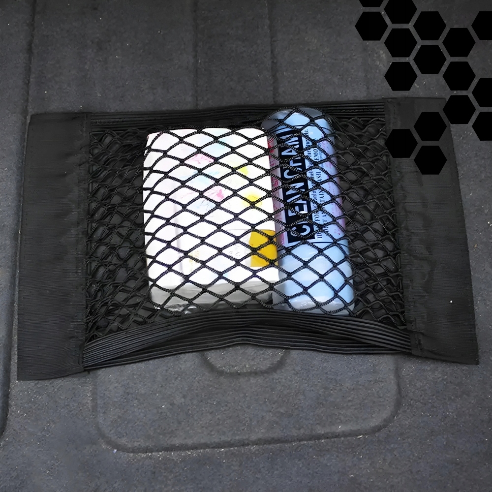 DUŻY ORGANIZER SIATKA KIESZEŃ DO BAGAŻNIKA AUTA SAMOCHODOWA NA MOCNY RZEP Rodzaj siatki