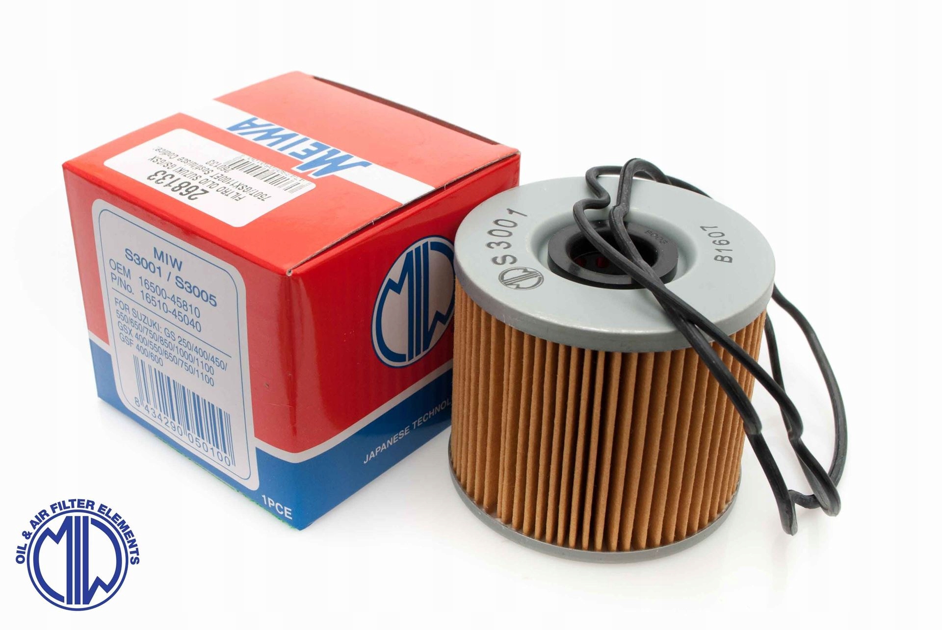 

Filtr Oleju Miw S3001 S3005 HF133 Suzuki Gs 500