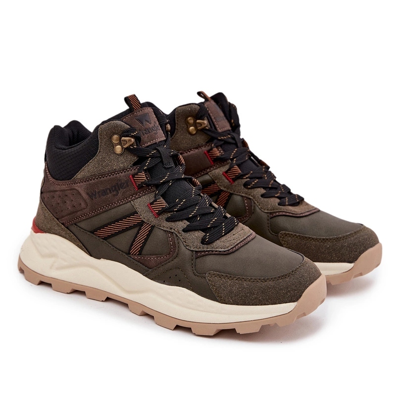 Buty Trekkingowe Męskie Wrangler West Men MID 20253027 Tmavě Zelené 45