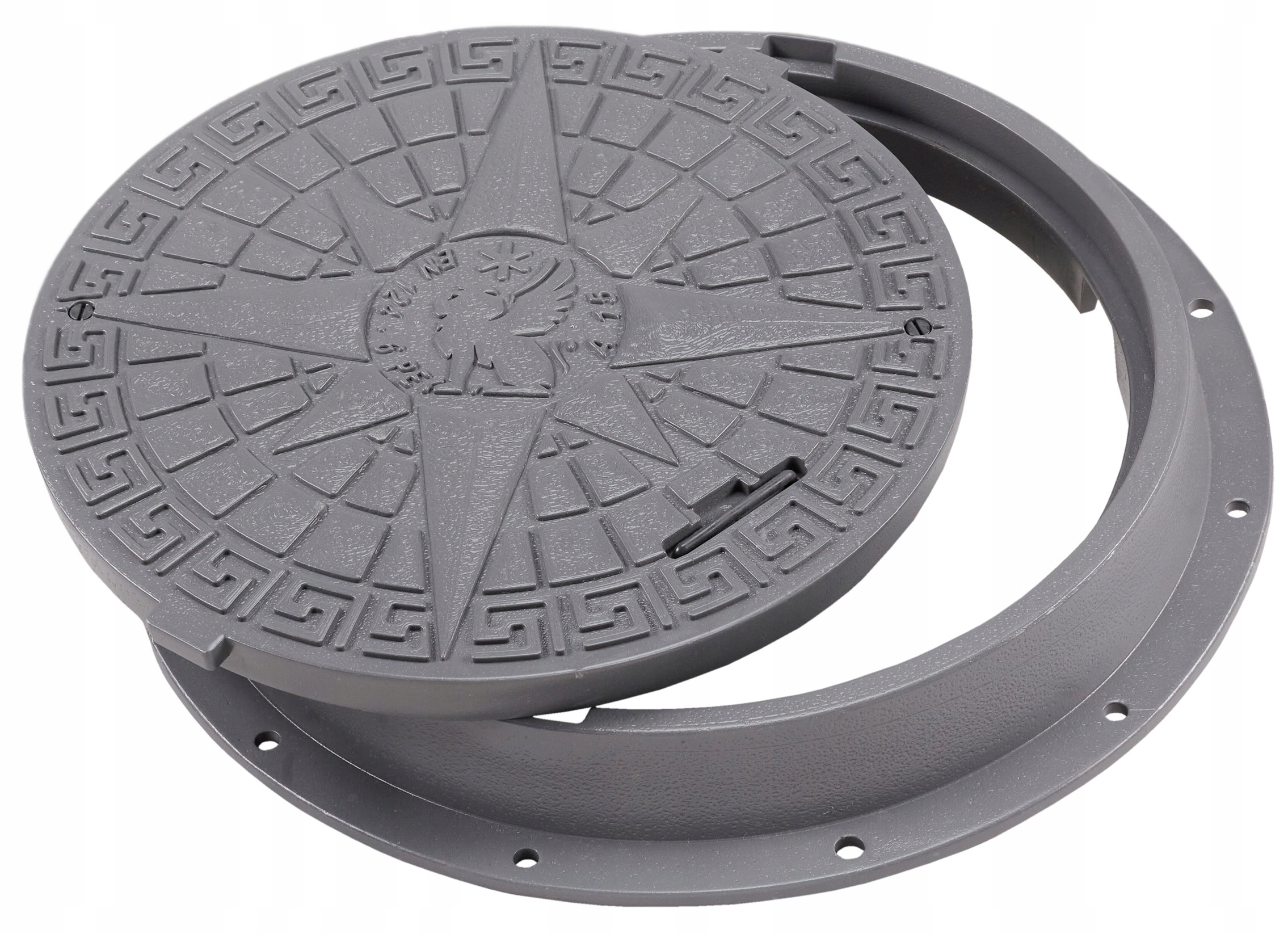 Kryt poklopu do žumpy Ø600/800 Pe 50kN Uzamykateľný Zosilnený