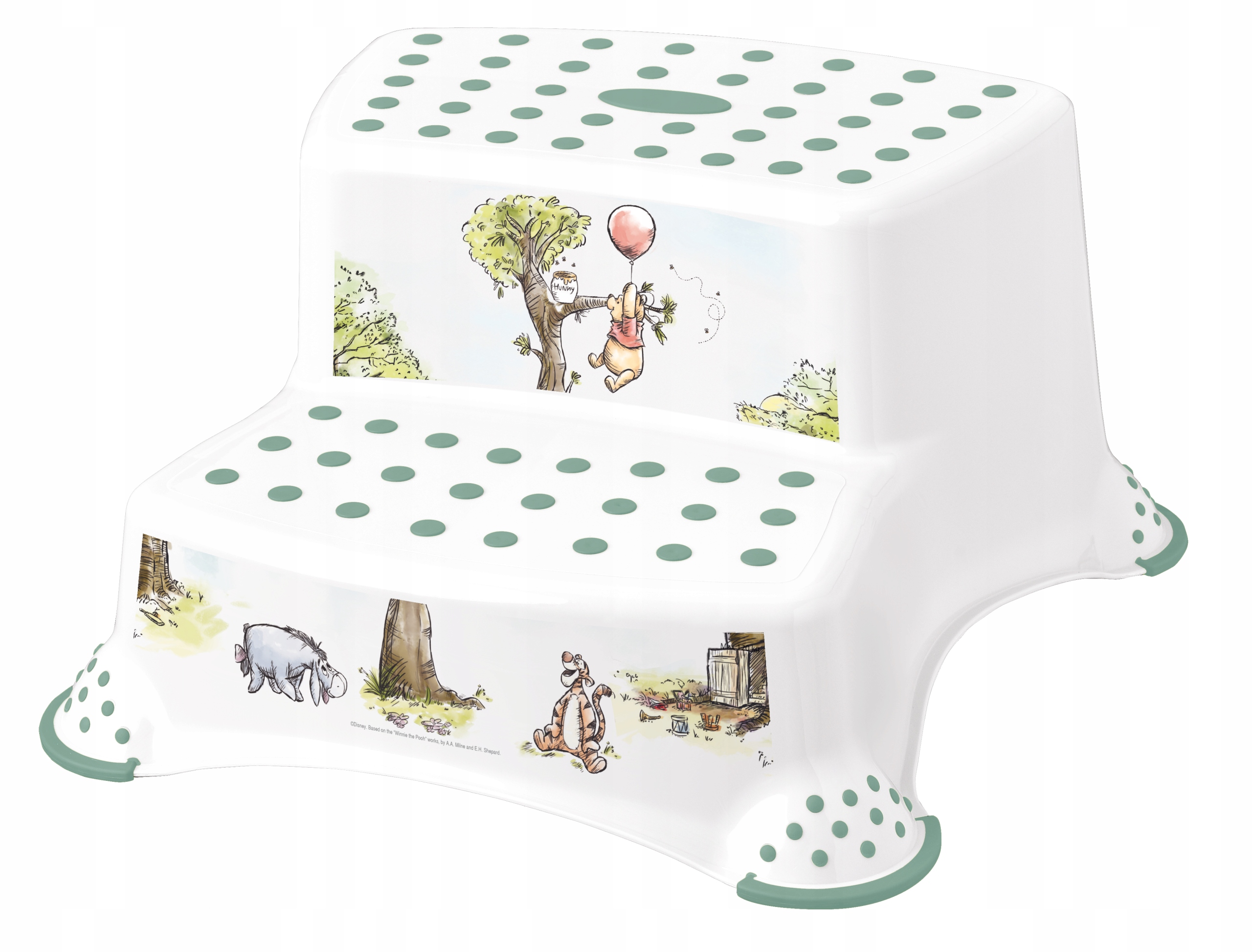 PODEST DWUSTOPNIOWY ANTYPOŚLIZG Kubuś Puchatek